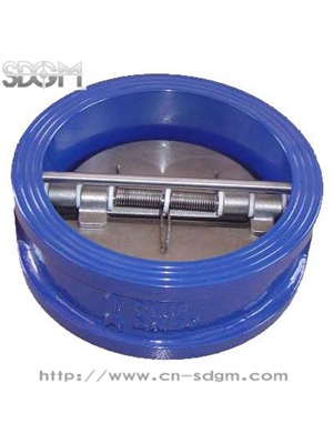 Cast-iron double-disc check valve
